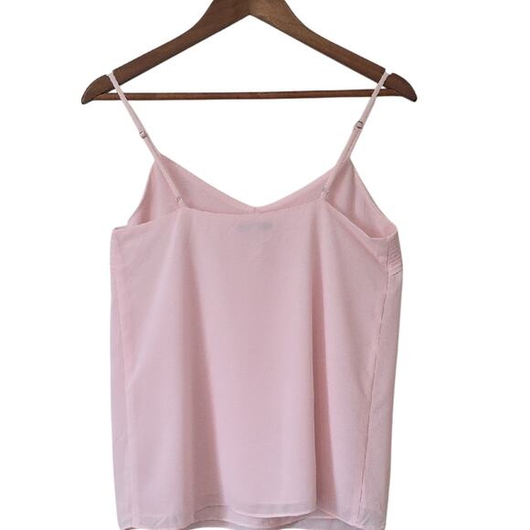 Naked Zebra Women Sz S Pink Feminine Dainty Fairy Y2K Flowy Pleated Camisole Top - Picture 2 of 9